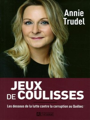 cover image of Jeux de coulisses